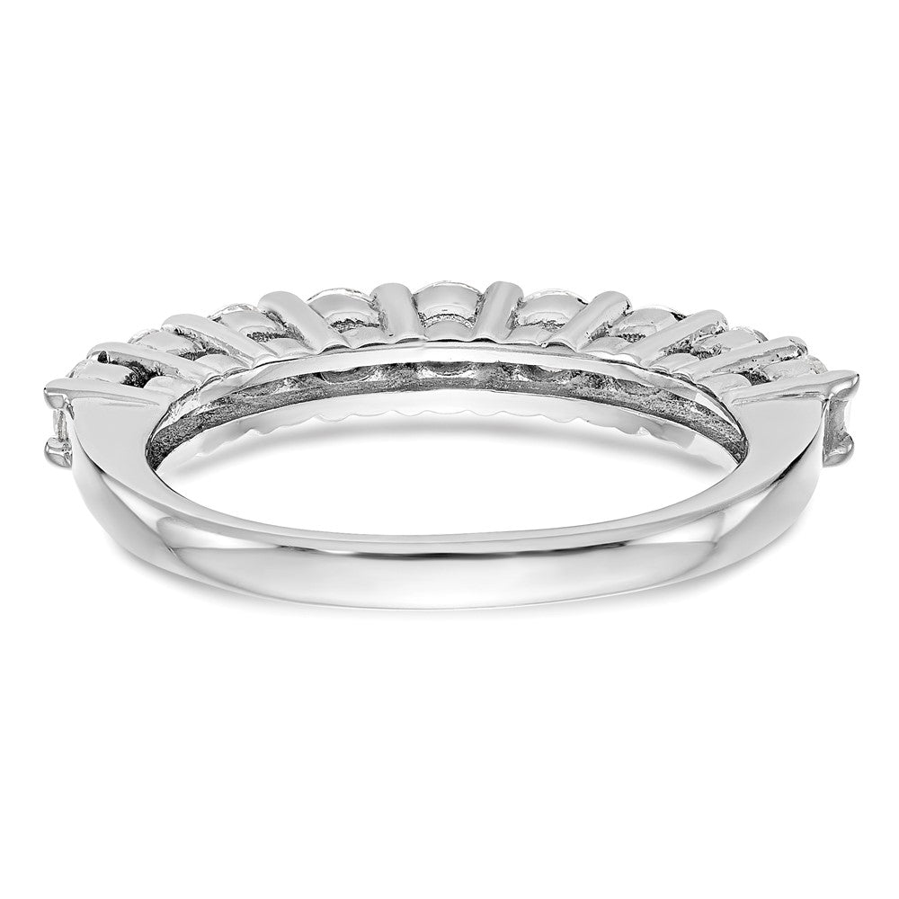 Exclusive 14K White Gold 9-Stone Diamond Band - 1.15 Carat Luxury Design