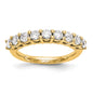 Buy Exclusive 14K Yellow Gold 9-Stone Diamond Wedding Band - Luxury Value!-1