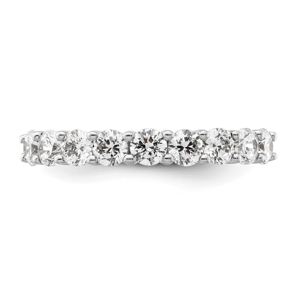 Buy Stylish 14K White Gold 9-Stone Diamond Band - 1.6 Carat Value