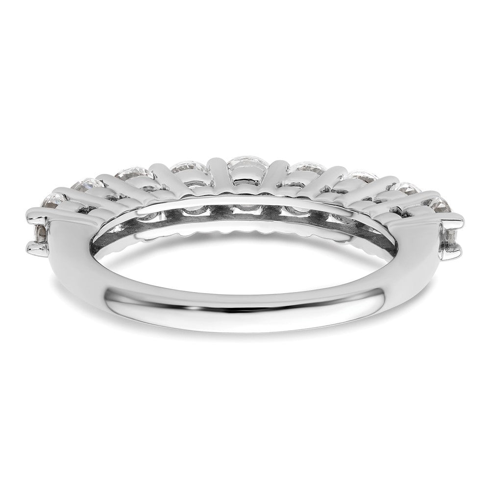 Buy Stylish 14K White Gold 9-Stone Diamond Band - 1.6 Carat Value