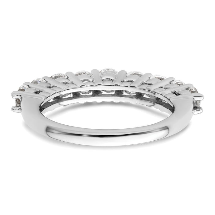 Buy Stylish 14K White Gold 9-Stone Diamond Band - 1.6 Carat Value-5