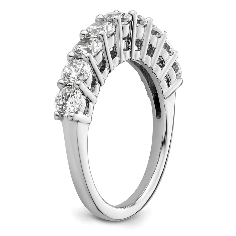 Buy Stylish 14K White Gold 9-Stone Diamond Band - 1.6 Carat Value