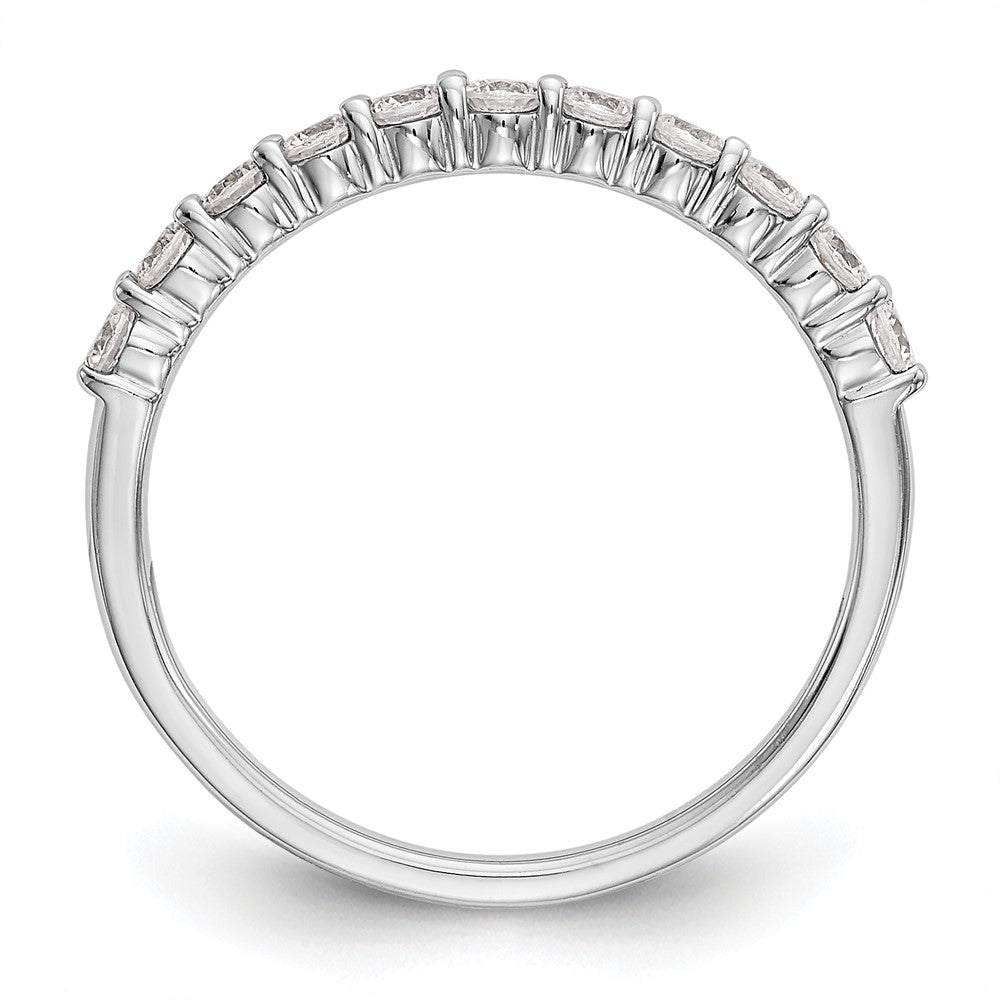 Buy Stylish 14K White Gold 11-Stone 1/2 Carat Diamond Eternity Band