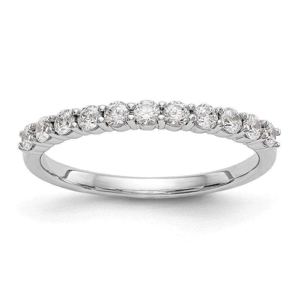 Buy Stylish 14K White Gold 11-Stone 1/2 Carat Diamond Eternity Band