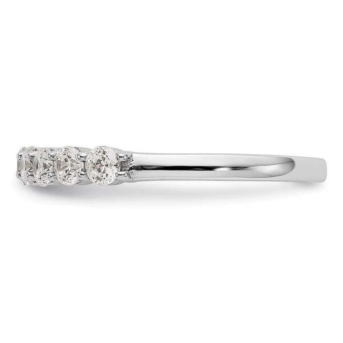 Buy Stylish 14K White Gold 11-Stone Diamond Eternity Band - 3/4 Carat Value!-3