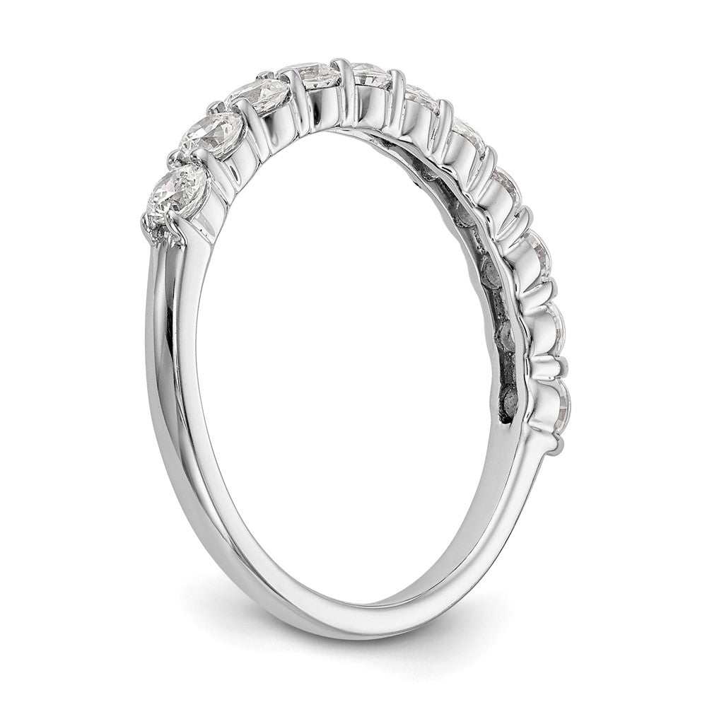 Buy Stylish 14K White Gold 11-Stone Diamond Eternity Band - 3/4 Carat Value!