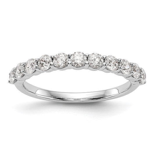 Buy Stylish 14K White Gold 11-Stone Diamond Eternity Band - 3/4 Carat Value!