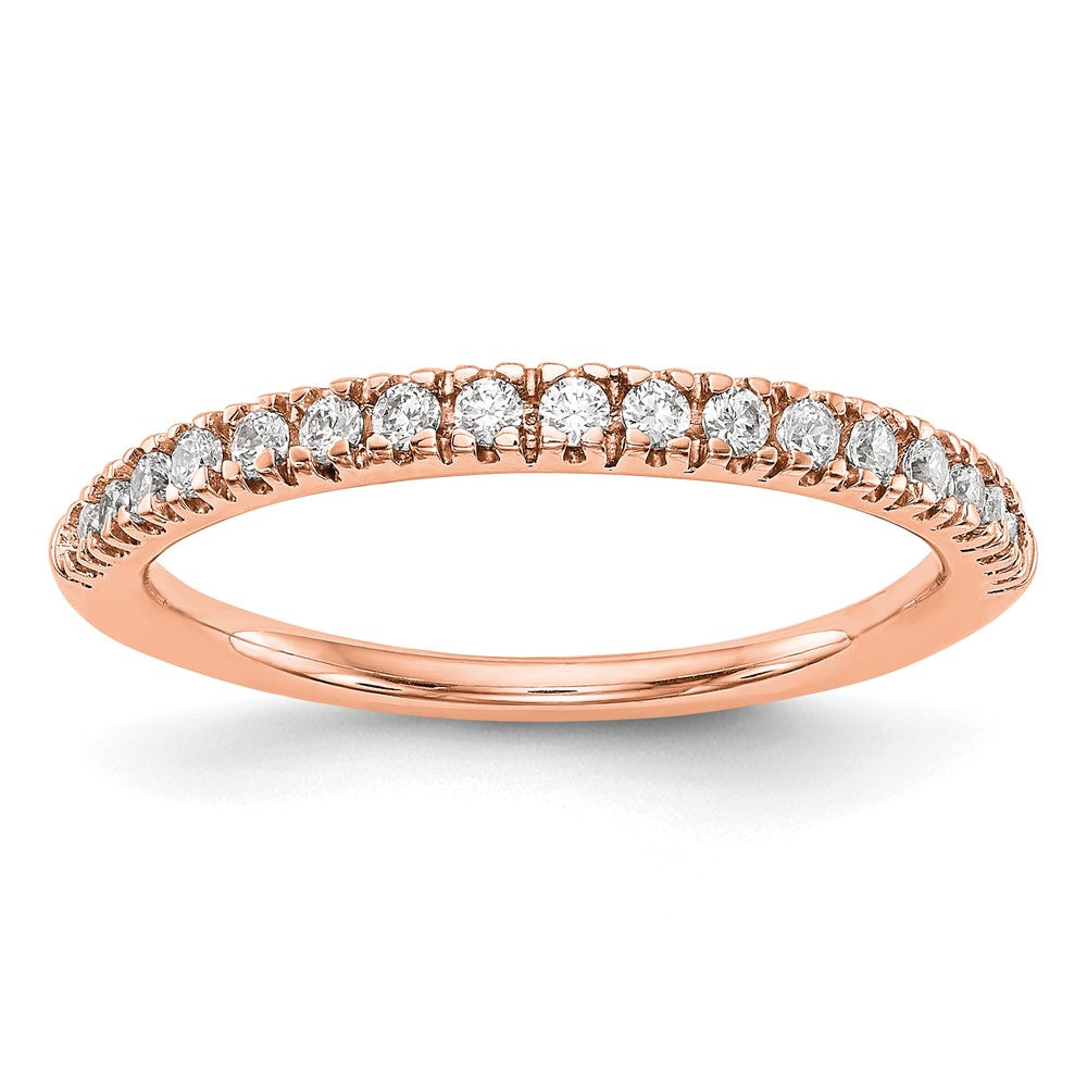 Buy Exclusive 14K Rose Gold 1/4 Carat Diamond Eternity Band - Stylish Value