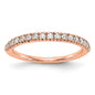 Buy Exclusive 14K Rose Gold 1/4 Carat Diamond Eternity Band - Stylish Value-1