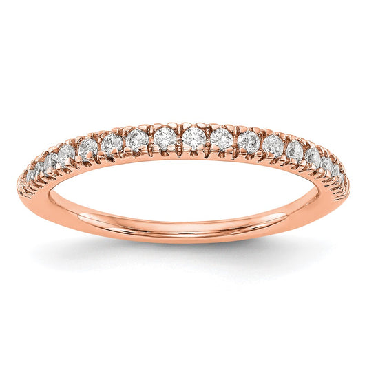 Buy Exclusive 14K Rose Gold 1/4 Carat Diamond Eternity Band - Stylish Value