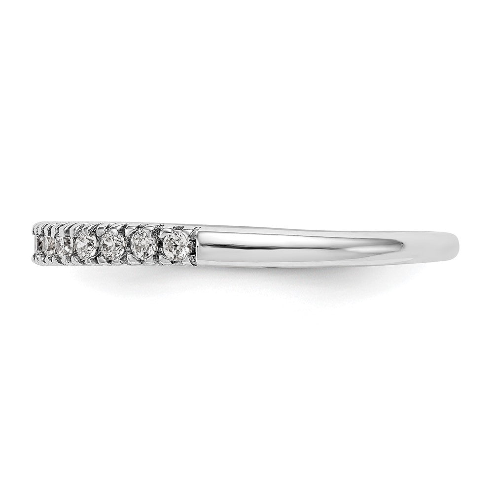 Designer 14K White Gold 1/4 Carat Diamond Eternity Band - Stylish Value!