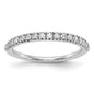 Designer 14K White Gold 1/4 Carat Diamond Eternity Band - Stylish Value!-1