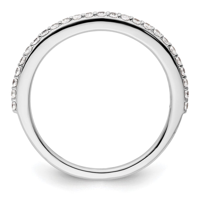 High-Quality 14K White Gold 1/4 Carat Diamond Eternity Band - Stylish Value!-2