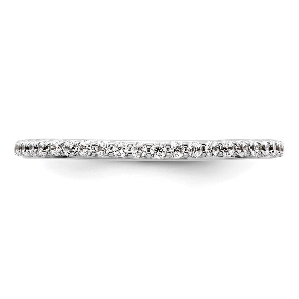 High-Quality 14K White Gold 1/4 Carat Diamond Eternity Band - Stylish Value!