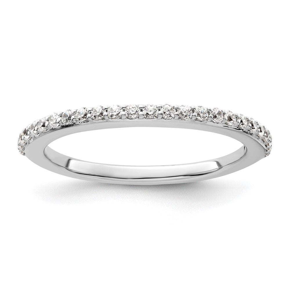 High-Quality 14K White Gold 1/4 Carat Diamond Eternity Band - Stylish Value!