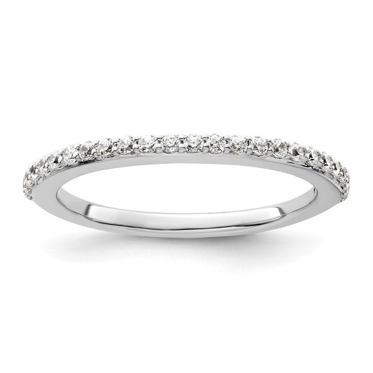 High-Quality 14K White Gold 1/4 Carat Diamond Eternity Band - Stylish Value!