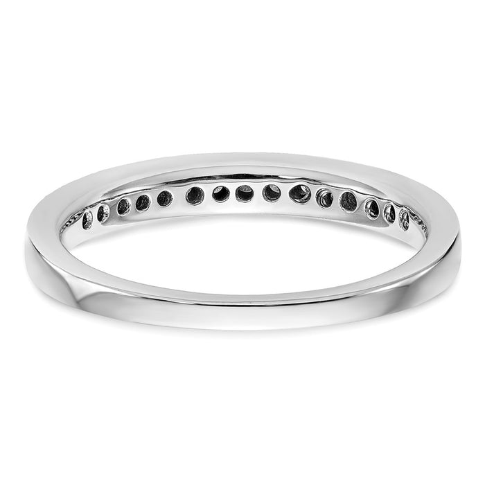 High-Quality 14K White Gold Diamond Band - 1/5 Carat, Stylish Value!-5