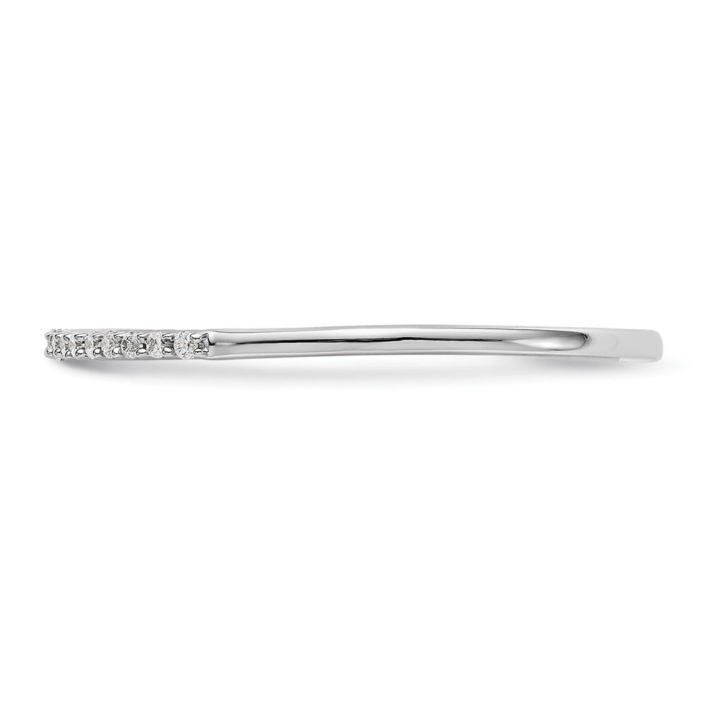 Exclusive 14K White Gold Diamond Band - 1/10 Carat, Stylish Luxury Jewelry