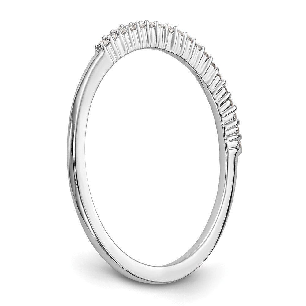 Exclusive 14K White Gold Diamond Band - 1/10 Carat, Stylish Luxury Jewelry