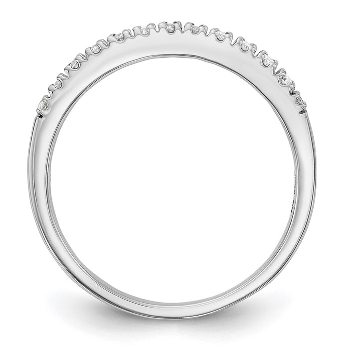 Buy Stylish 14K White Gold Full Circle Diamond Band, 1/5 Carat - Value Deal!-2