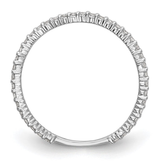 Buy Stylish 14K White Gold Wedding Band with 1/3 Carat Diamonds - Affordable!