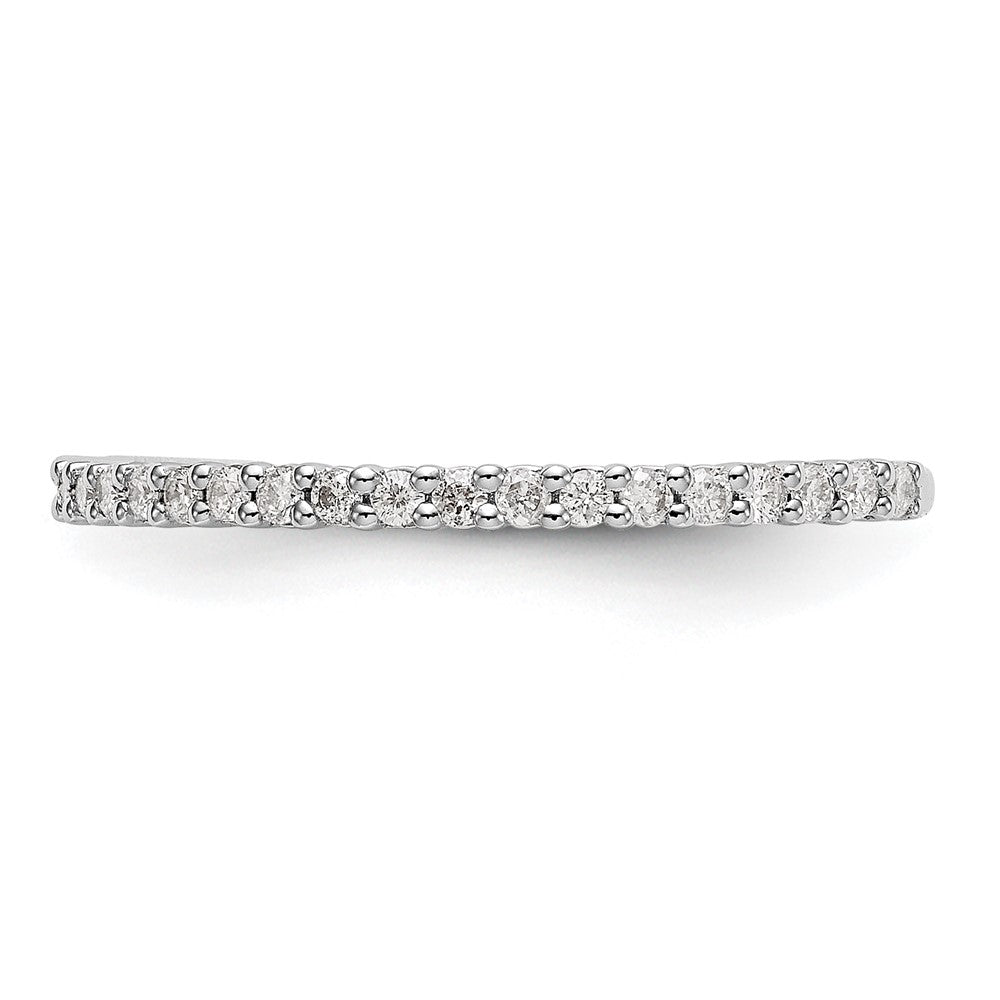 Buy Stylish 14K White Gold Wedding Band with 1/3 Carat Diamonds - Affordable!