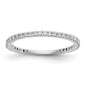 Buy Stylish 14K White Gold Wedding Band with 1/3 Carat Diamonds - Affordable!-1