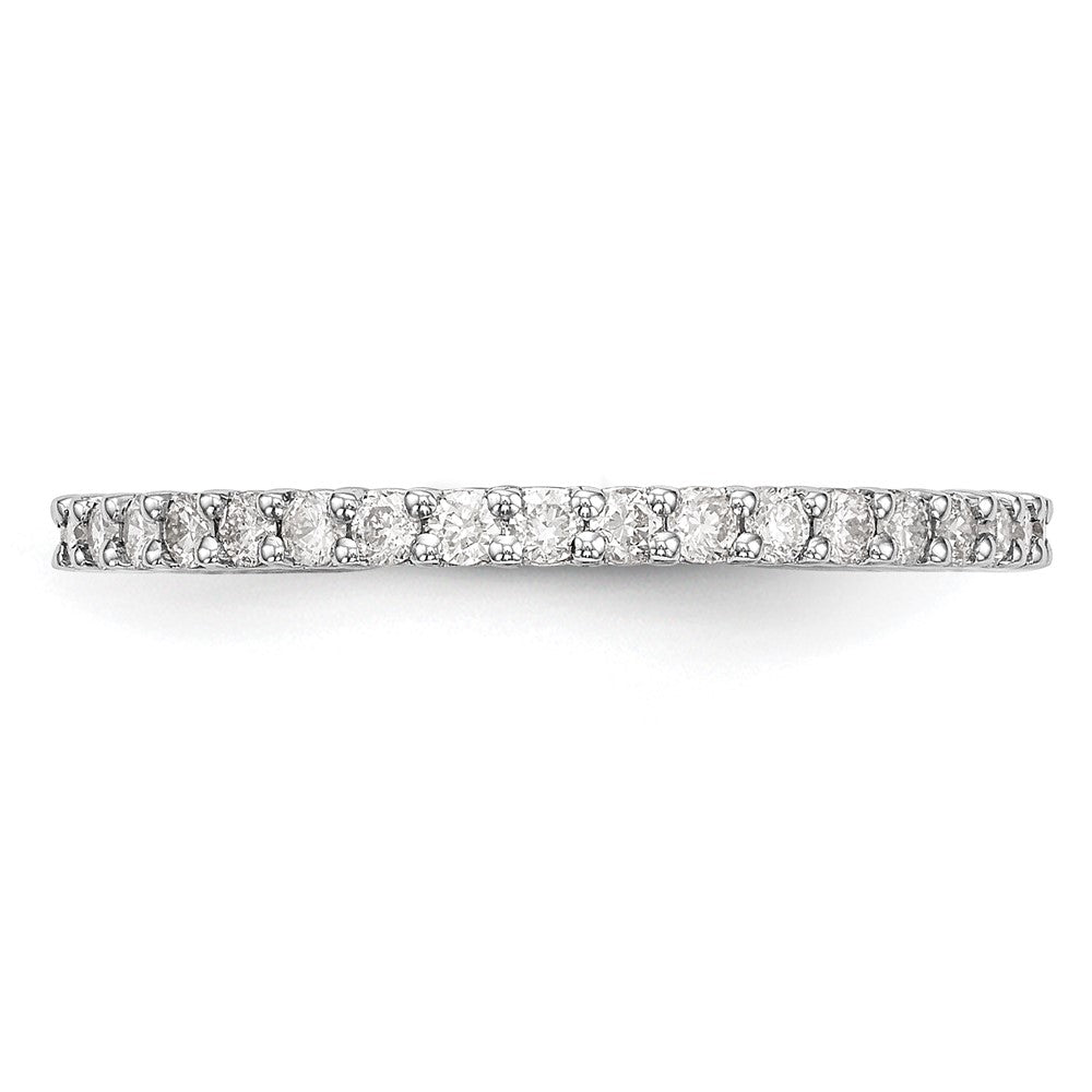 Buy Stylish 14K White Gold 3/8 Carat Full Circle Diamond Band - Luxury Value!