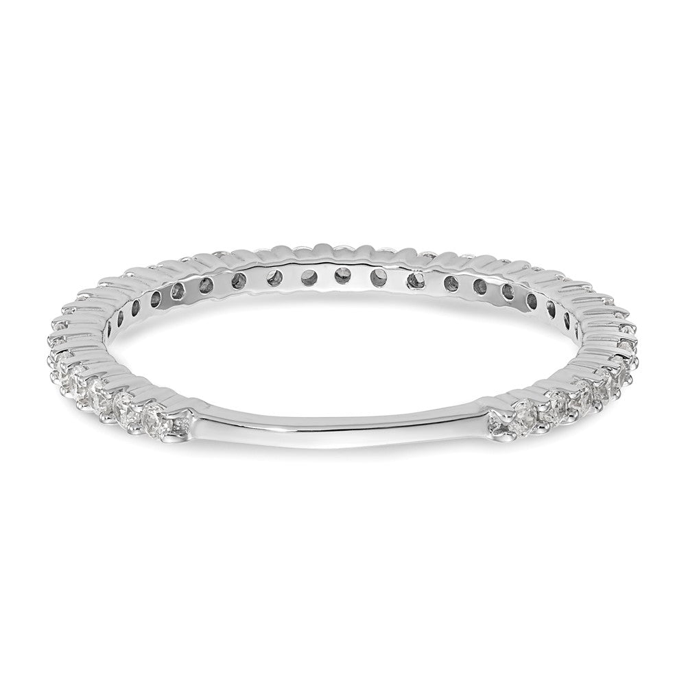 Buy Stylish 14K White Gold 3/8 Carat Full Circle Diamond Band - Luxury Value!