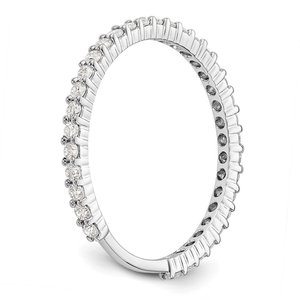 Buy Stylish 14K White Gold 3/8 Carat Full Circle Diamond Band - Luxury Value!