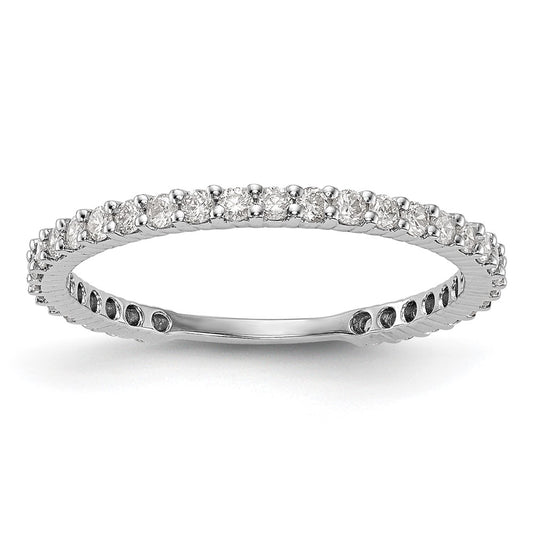 Buy Stylish 14K White Gold 3/8 Carat Full Circle Diamond Band - Luxury Value!