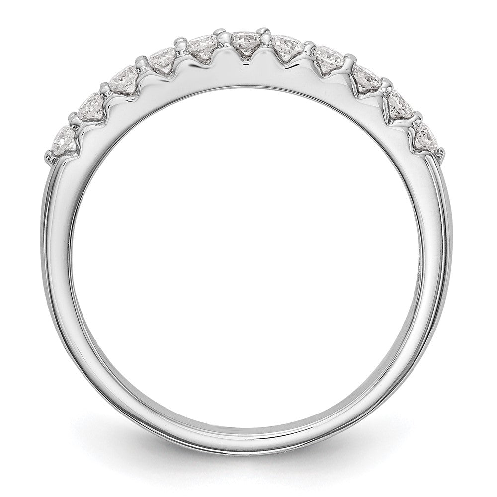 Buy Stylish 14K White Gold 11-Stone Diamond Band, 1/3 Carat Total Weight