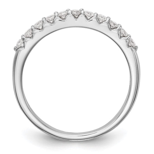 Buy Stylish 14K White Gold 11-Stone Diamond Band, 1/3 Carat Total Weight