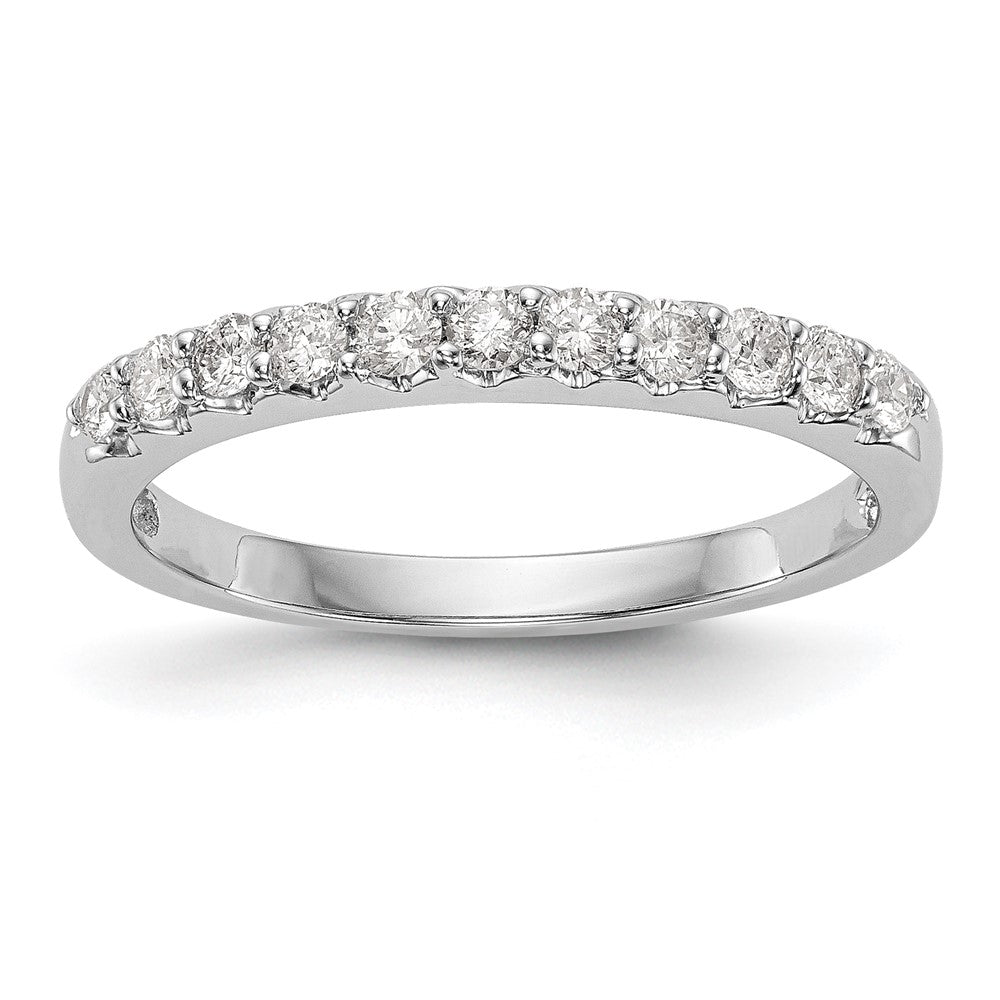 Buy Stylish 14K White Gold 11-Stone Diamond Band, 1/3 Carat Total Weight