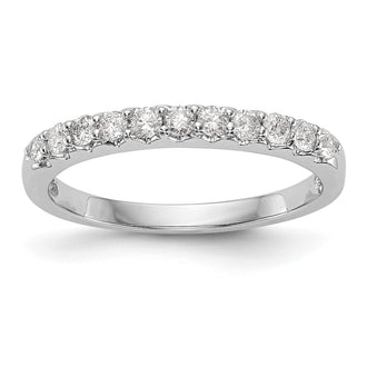 Buy Stylish 14K White Gold 11-Stone Diamond Band, 1/3 Carat Total Weight