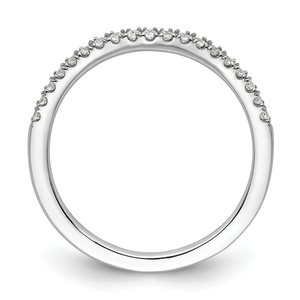 Buy High-Quality 14K White Gold 1/5 Carat Diamond Wedding Band - Stylish Value!