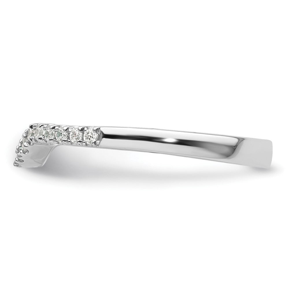 Buy Stylish 14K White Gold Wedding Band - 1/5 Carat Diamond, Affordable Elegance