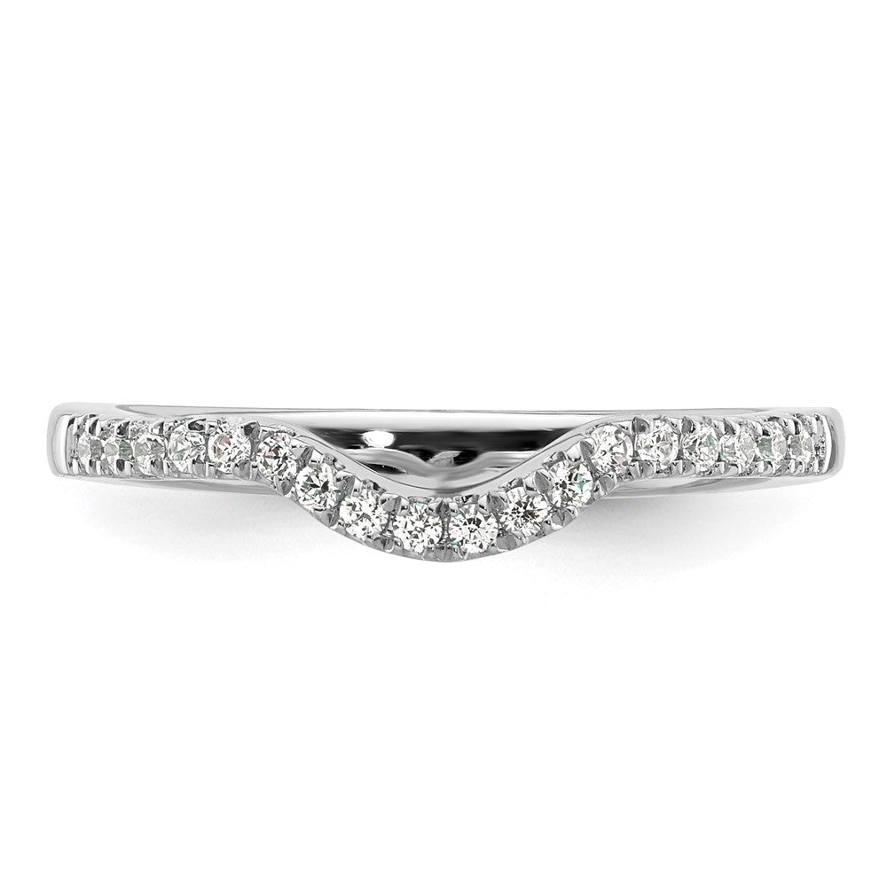 Buy Stylish 14K White Gold Wedding Band - 1/5 Carat Diamond, Affordable Elegance