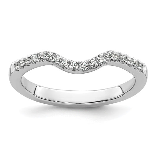 Buy Stylish 14K White Gold Wedding Band - 1/5 Carat Diamond, Affordable Elegance