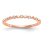 Buy Exclusive 14K Rose Gold Diamond Wedding Band - 1/15 Carat, Stylish Price-1