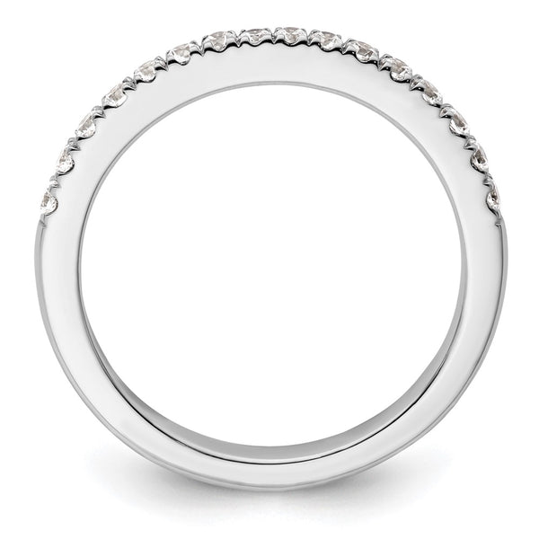14K White Gold Wedding Band Set with 1/3 Carat Diamonds - Style GR1-1023048