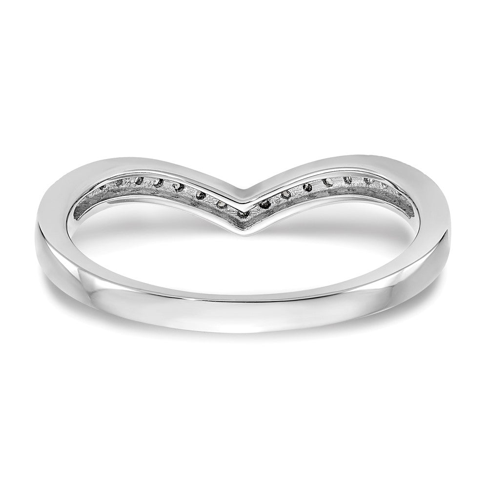 Buy High-quality 14K White Gold Wedding Band with 1/8 Carat Diamonds - Stylish Value