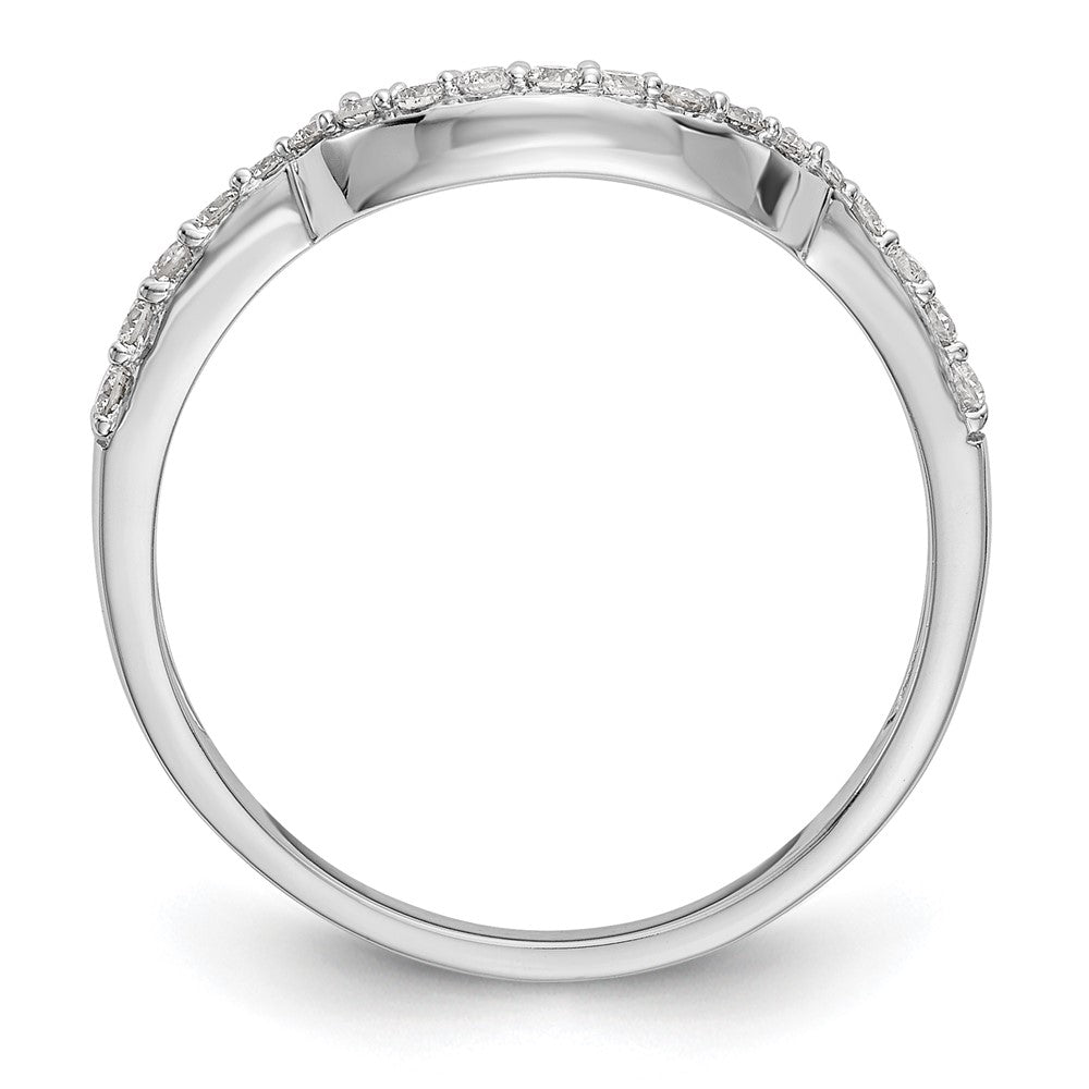 Exclusive 14K White Gold 1/4 Carat Diamond Wedding Band - Stylish & Affordable!