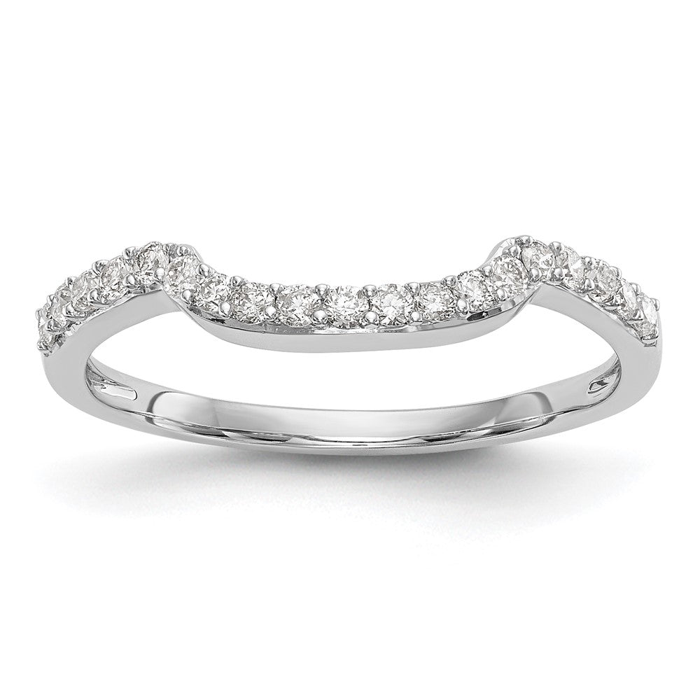 Exclusive 14K White Gold 1/4 Carat Diamond Wedding Band - Stylish & Affordable!