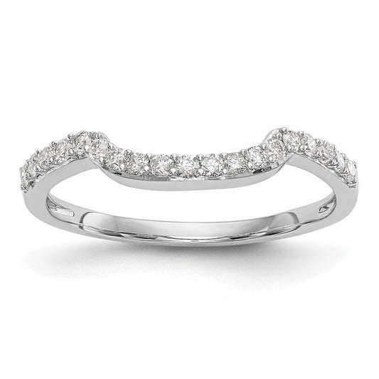 Exclusive 14K White Gold 1/4 Carat Diamond Wedding Band - Stylish & Affordable!