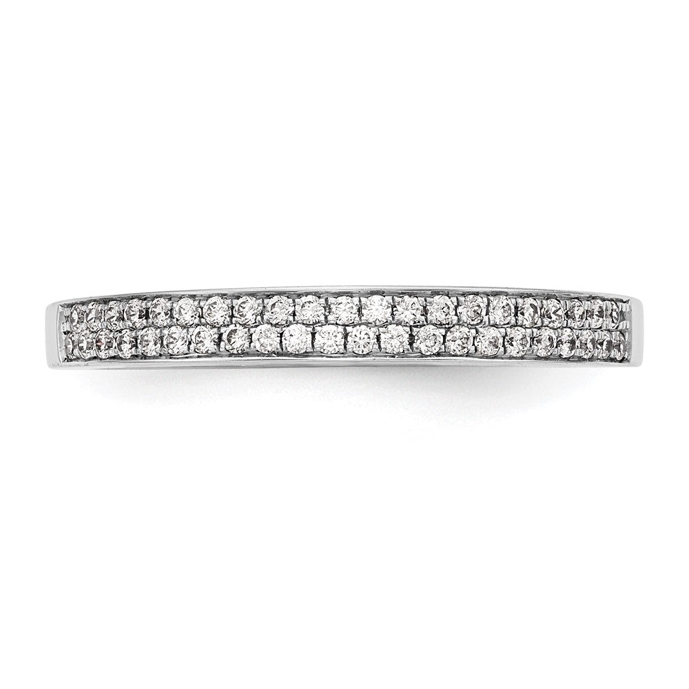 Buy Stylish 14K White Gold Micro Pave Diamond Band - 1/5 Carat Value!