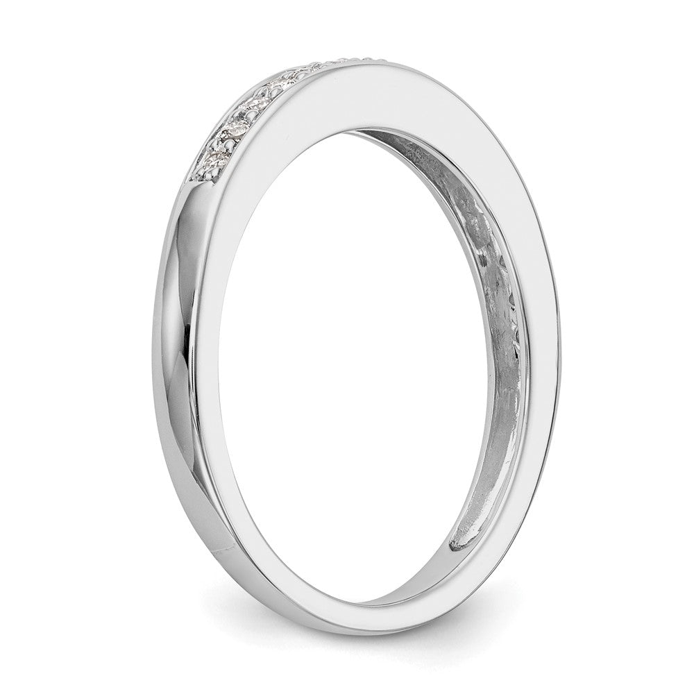 Buy Exclusive 14K White Gold 1/8 Carat Diamond Eternity Band - Stylish Value