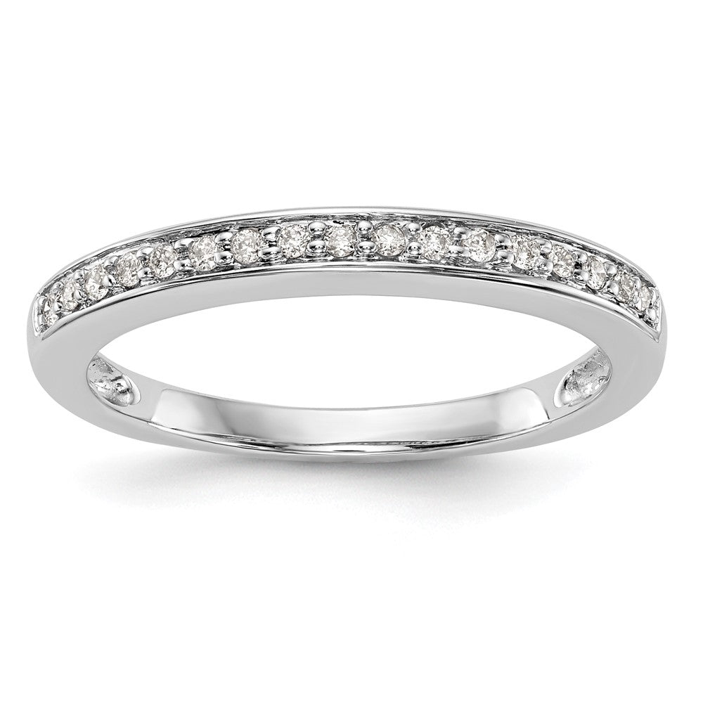 Buy Exclusive 14K White Gold 1/8 Carat Diamond Eternity Band - Stylish Value