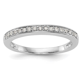 Buy Exclusive 14K White Gold 1/8 Carat Diamond Eternity Band - Stylish Value