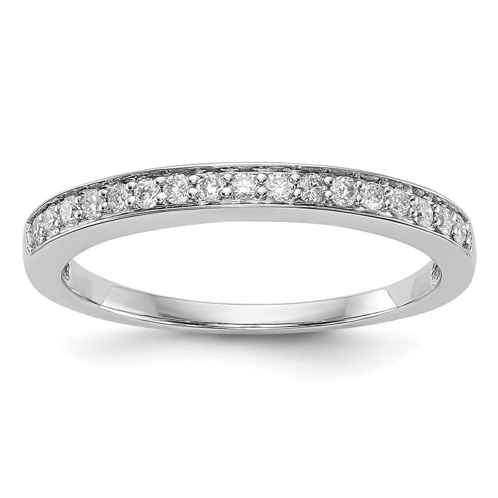 Buy Stylish 14K White Gold Diamond Eternity Band, 1/6 Carat Value Ring